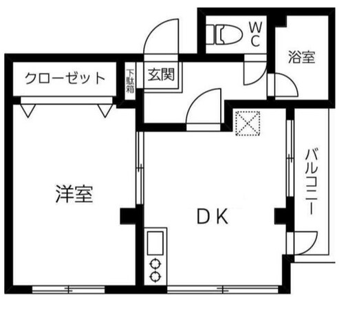 レストハイツの物件間取画像